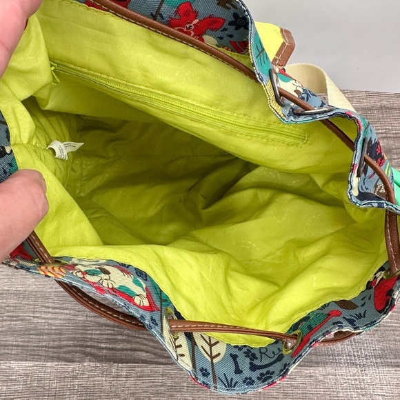 LILY BLOOM colorful unisex nature pet small whimsical lightweight fun backpack - Picture 11 of 15